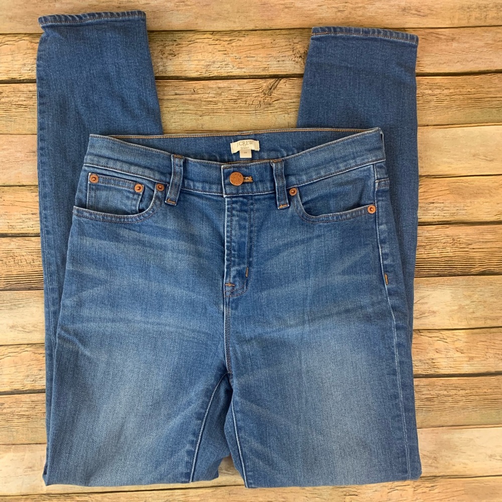 J Crew Light Wash Skinny Stretch Jeans sz 26